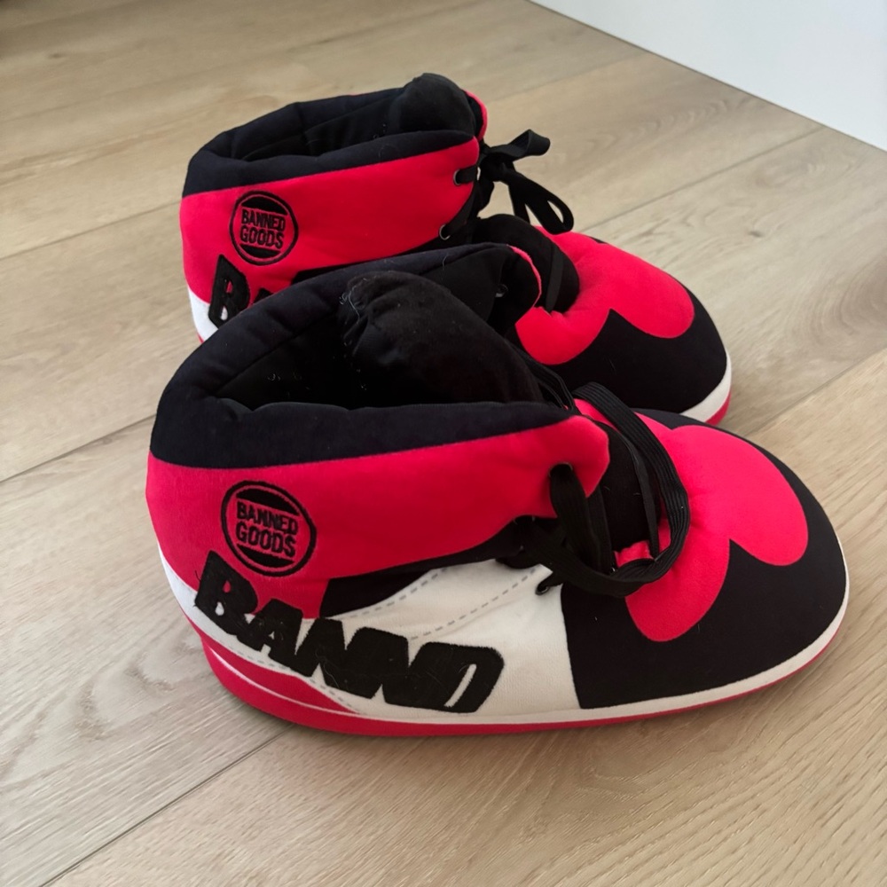 Banned Goods OG Red Sneaker Slippers Kids OG